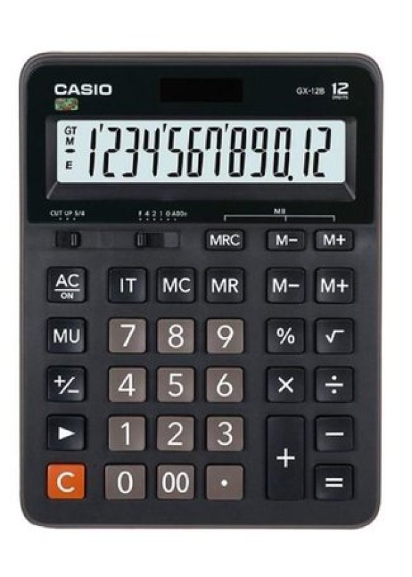 Casio GX-12B 12 Hane Masa Üstü Hesap Makinesi