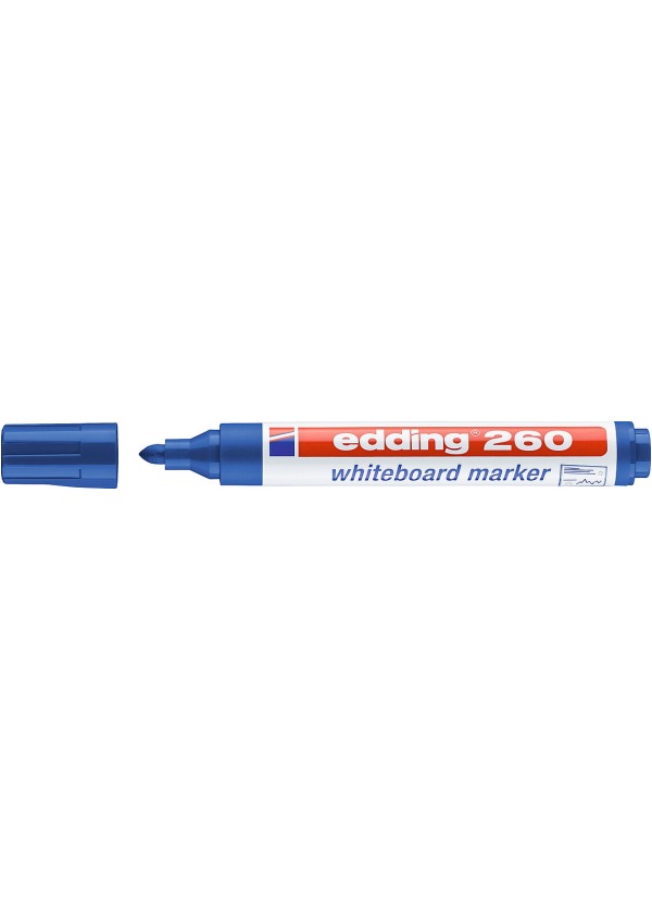 Edding 260 Beyaz Tahta Kalemi - Mavi