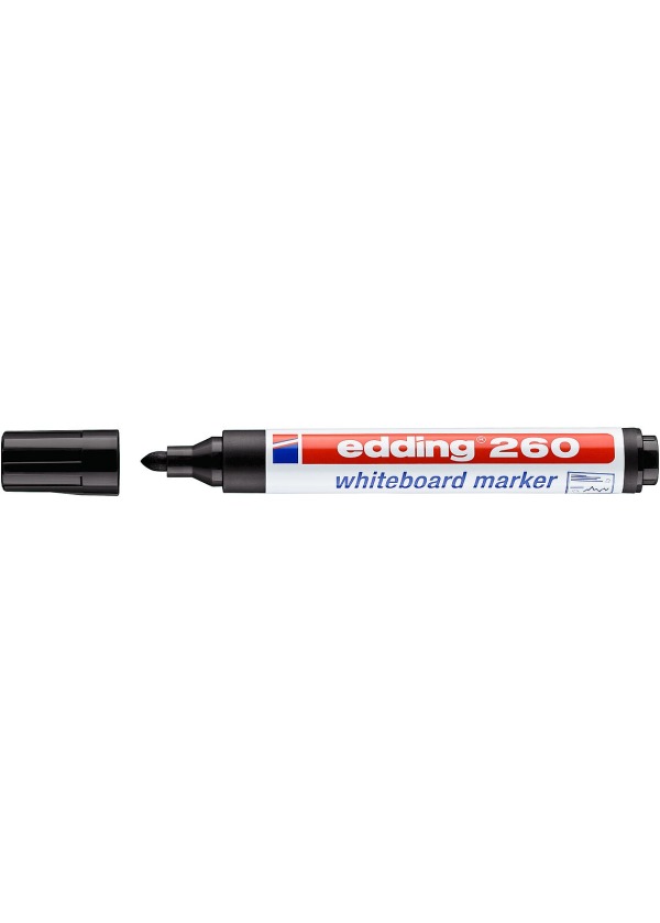 Edding 260 Beyaz Tahta Kalemi - Siyah
