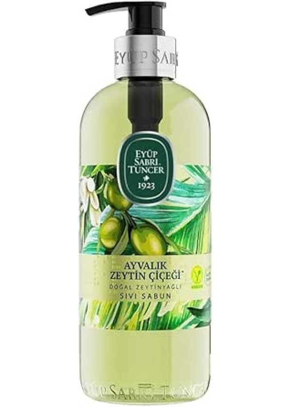 Eyüp Sabri Tuncer Doğal Zeytinyağlı Sıvı Sabun, Ayvalık Zeytin Çiçeği (500 ml)