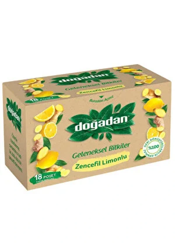Doğadan Limon-Zencefil Bitki Çay 20'li