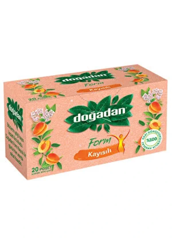Doğadan Form Kayısılı Çay 20'li