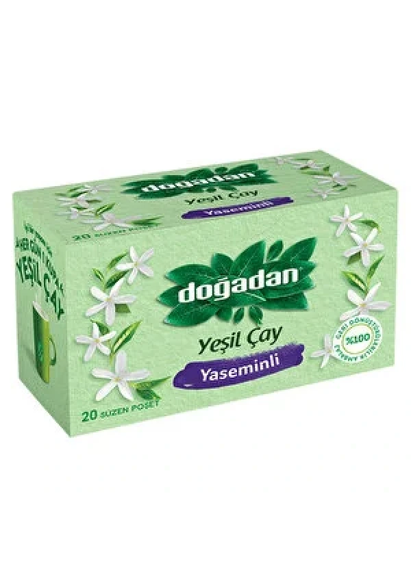 Doğadan Yaseminli Yeşil Çay 20'li
