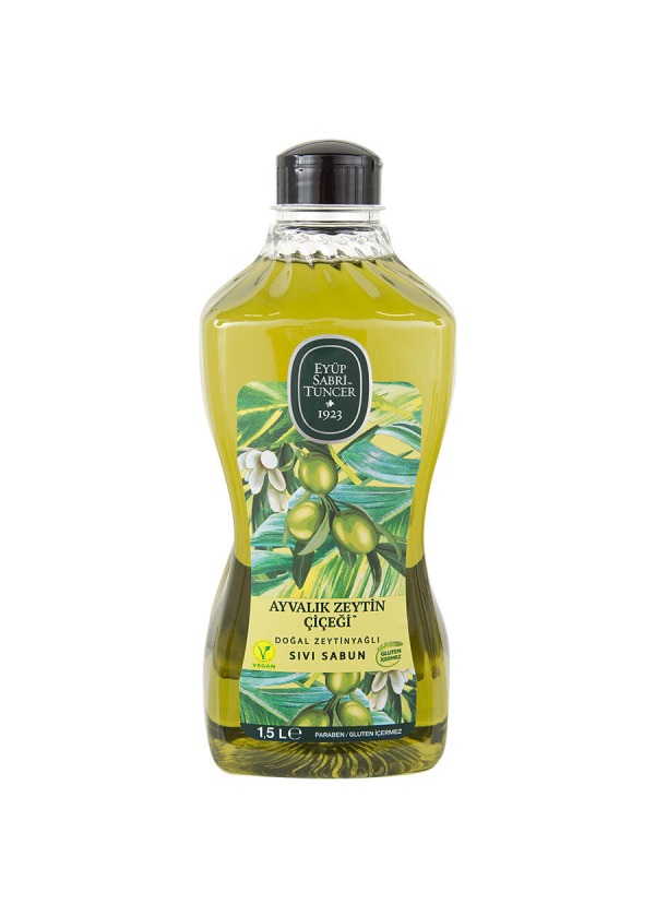 Eyüp Sabri Tuncer Ayvalık Zeytin Çiçeği Doğal Zeytinyağlı Sıvı Sabun 1.5 lt 