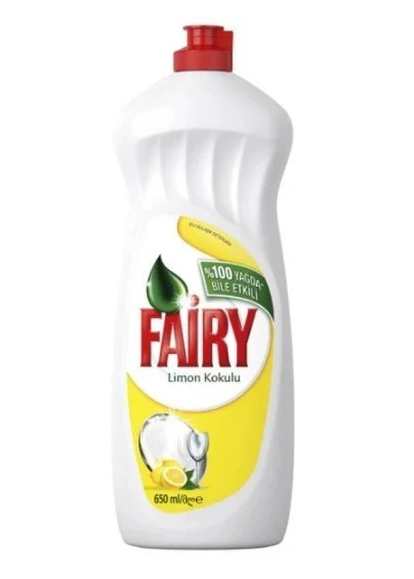 Fairy Sıvı Bulaşık Deterjanı Limon  650 Ml