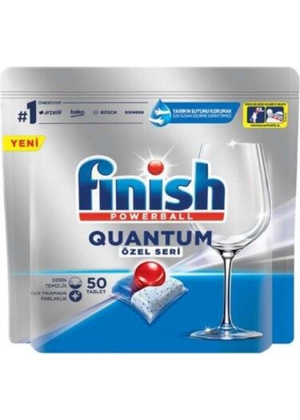 Finish Tablet Bulaşık Deterjanı Quantum Özel Seri 50 li