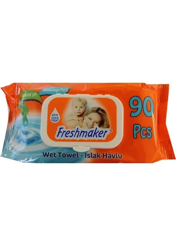 Freshmaker Kapaklı Islak Havlu 90 Adetli 1 Paket