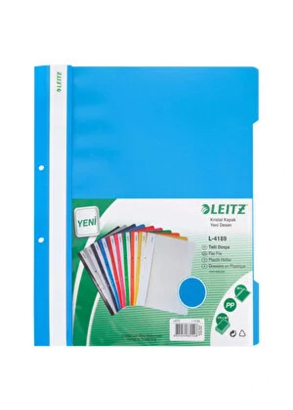 Leitz 4189 Telli Dosya Mavi 50'li Paket