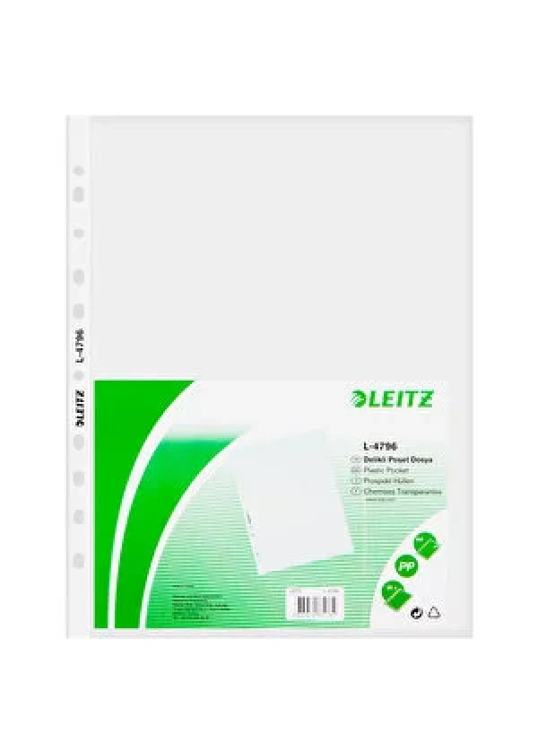 Leitz Şeffaf Poşet Dosya 100'lü 
