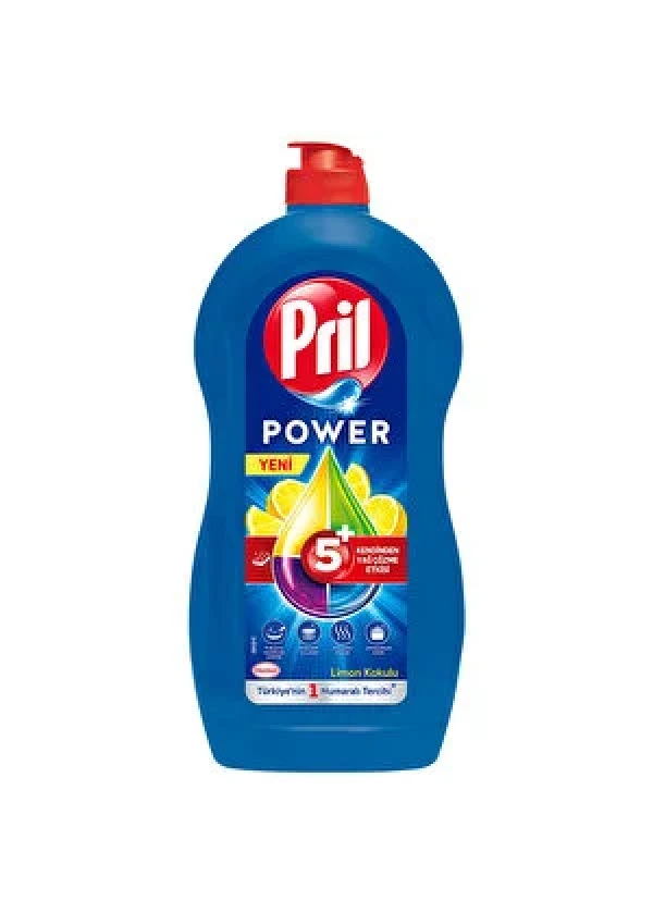 Pril Power Bulaşık Deterjanı Limon 1.35 LT