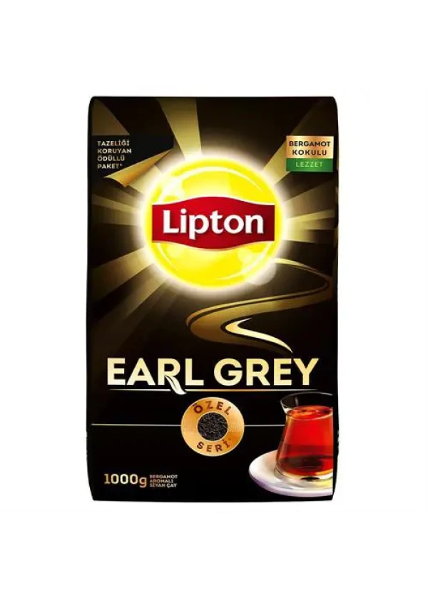 Lipton Earl Grey Dökme Çay Bergamotlu 1 kg