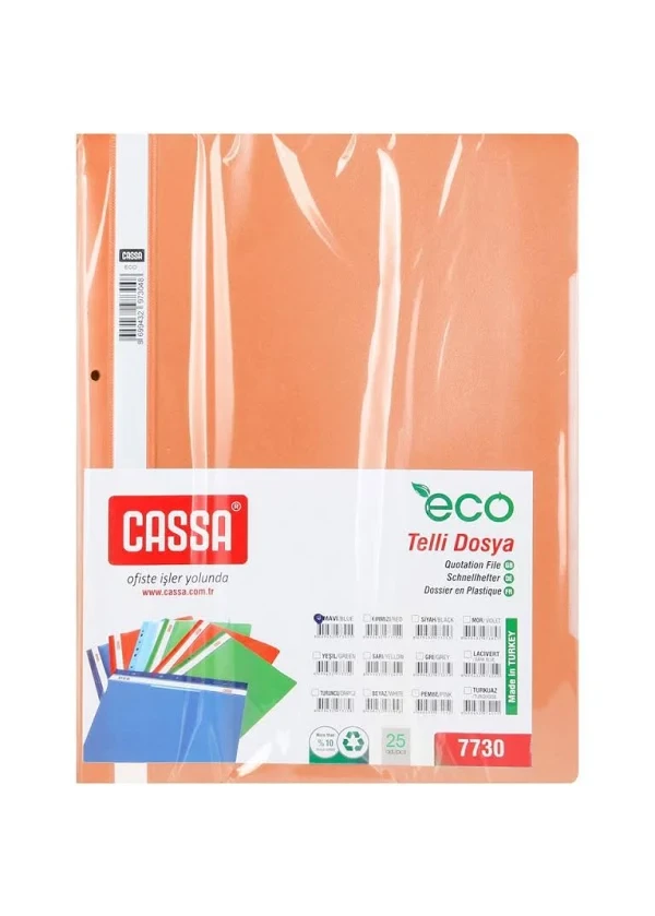 Cassa  Telli Dosya Turuncu 50 Li