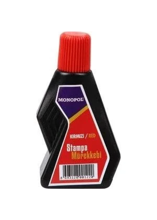 Monopol Istampa Mürekkebi Kırmızı - 30 ml