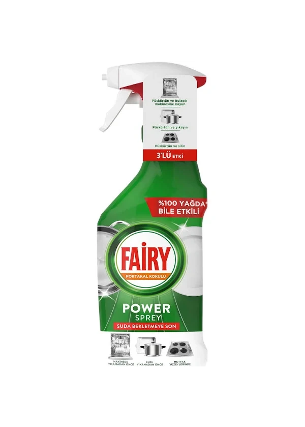 Fairy Power Sprey Bulaşık Mutfak Portakal 500 Ml