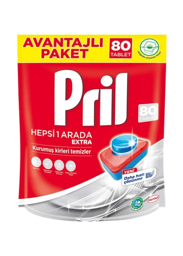 Pril Hepsi Bir Arada 80 Tablet