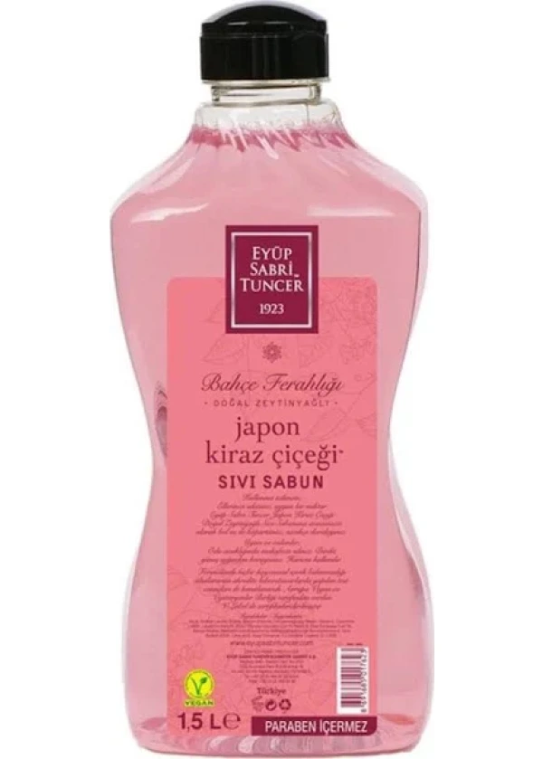 Eyüp Sabri Tuncer Japon Kiraz Çiçeği Sıvı Sabun 1.5 Lt