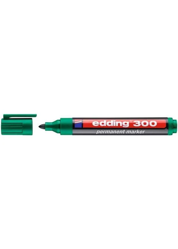 Edding 300 Koli Kalemi Yuvarlak Uçlu Permanent - Yeşil